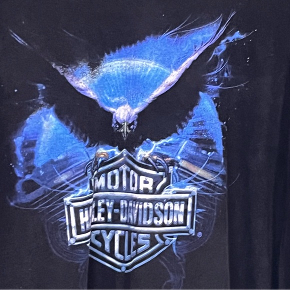 Harley-Davidson Black Cotton Tee - Picture 4 of 8